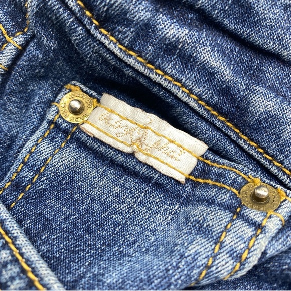 Baby Phat Jeans Womens Blue Faded Ballon Pants Size 5 Y2K Made In The USA - Picture 3 of 8